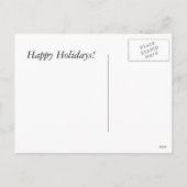 Christmas Paisley Post Card Feestdagenkaart (Achterkant)