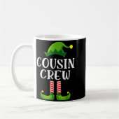 Christmas Pajama Cousin Crew Funny Elf Matching Pa Koffiemok (Links)