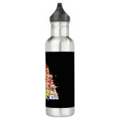 Christmas Pajama Golden Retriever Tree Xmas Gift D Waterfles (Rechts)