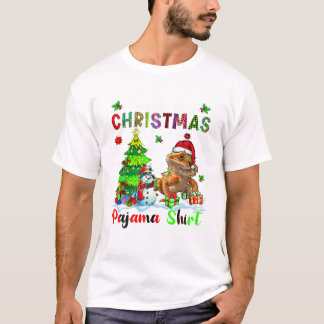 Christmas Pajama Shirt Santa Bearded