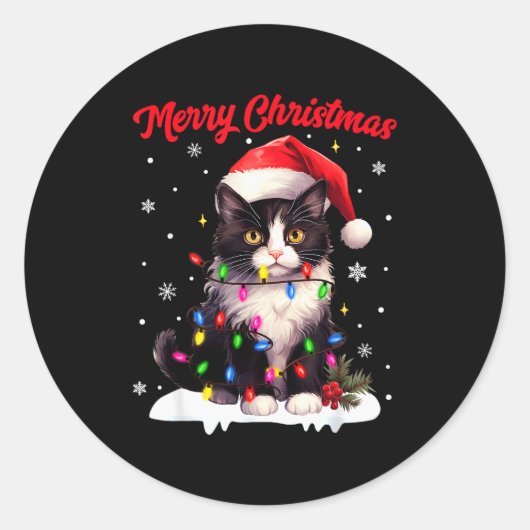 Christmas Pajamas Men Women Kids Christmas Outfit  Ronde Sticker (Voorkant)