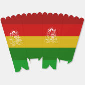 Christmas Palette Popcorn Favor Box Bedankdoosjes (Ongevouwen)