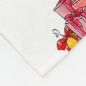 Christmas Palm Tree Light Hawaiian Tropical Xmas Fleece Deken (Hoek)