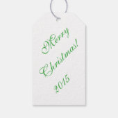 Christmas Palomino Horse & Holly Paper Label Cadeaulabel (Achterkant)