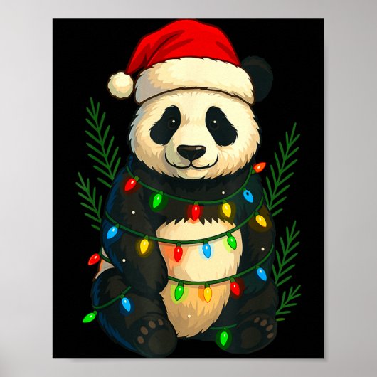 Christmas Panda Poster (Voorkant)