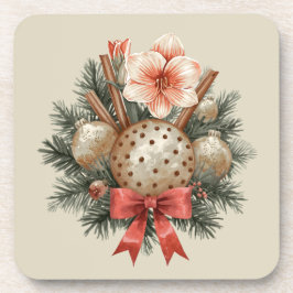 Christmas Panettone Arrangement Bier Onderzetter