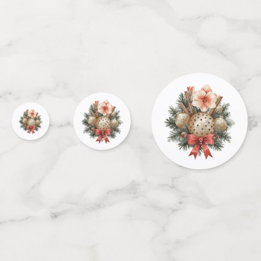 Christmas Panettone Arrangement Confetti (Voorkanten)