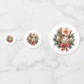 Christmas Panettone Arrangement Confetti (Achterkanten)