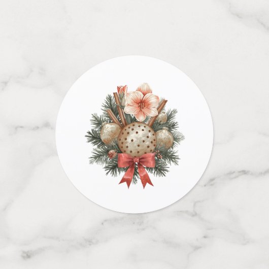 Christmas Panettone Arrangement Confetti (Kleine voorkant)