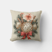 Christmas Panettone Arrangement Kussen (Voorkant)