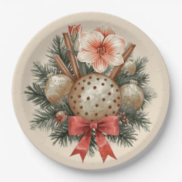 Christmas Panettone Arrangement Papieren Bordje