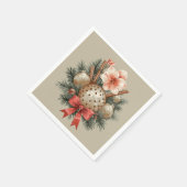 Christmas Panettone Arrangement Servet (Hoek)