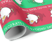CHRISTMAS PANIC CHICKEN by Sandra Boynton Cadeaupapier (Rol Hoek)