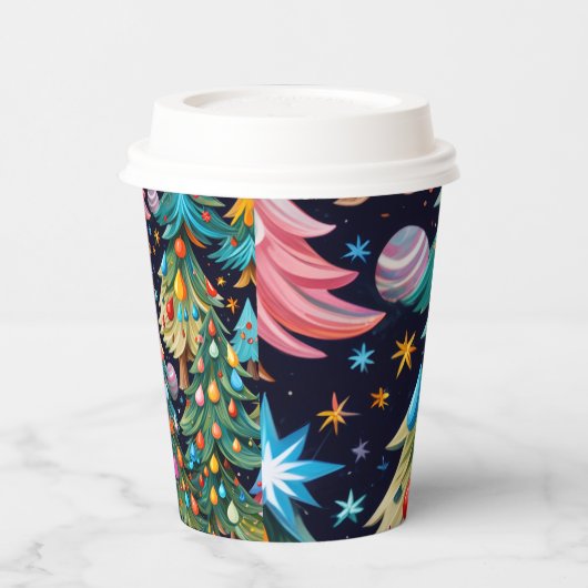Christmas Paper cup Papieren Bekers (Links)