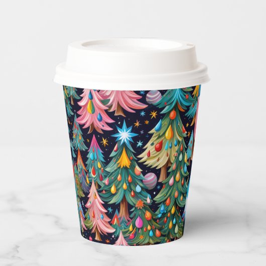 Christmas Paper cup Papieren Bekers (Voorkant)