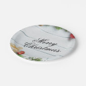 Christmas Paper Plate – Festive Holiday Tableware Papieren Bordje (Gekanteld)
