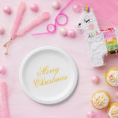 Christmas Paper Plate – Festive Holiday Tableware Papieren Bordje (Feest)