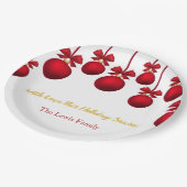 Christmas Paper Plates– Holiday Party Table Esse Papieren Bordje (Gekanteld)