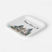 Christmas Paper Plates Papieren Bordje (Gebogen)