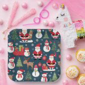 Christmas Paper Plates Papieren Bordje (Feest)