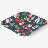 Christmas Paper Plates Papieren Bordje (Gebogen)