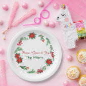 Christmas Paper Plates Papieren Bordje (Feest)