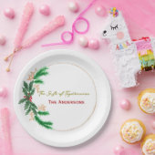 Christmas Paper Plates – Party Table Accessories Papieren Bordje (Feest)