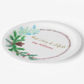 Christmas Paper Plates – Party Table Style Papieren Bordje (Gekanteld)