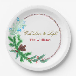 Christmas Paper Plates – Party Table Style Papieren Bordje