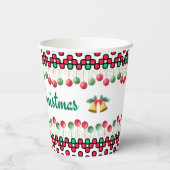 Christmas papieren bekers (Achterkant)