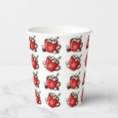 Christmas Papieren Bekers (Achterkant)