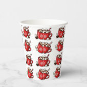 Christmas Papieren Bekers (Rechts)