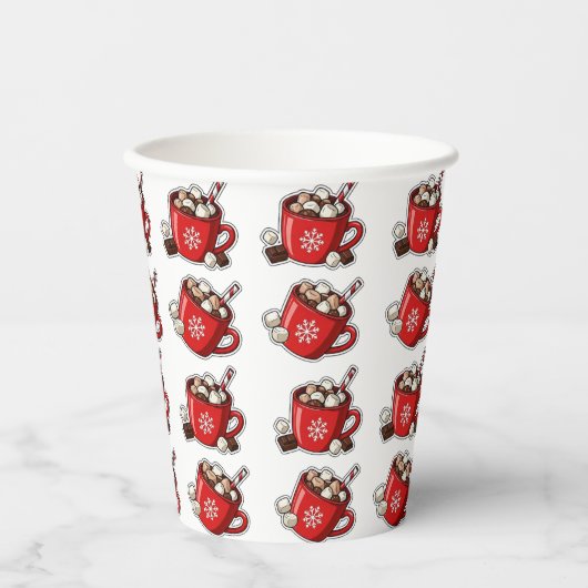 Christmas Papieren Bekers (Voorkant)