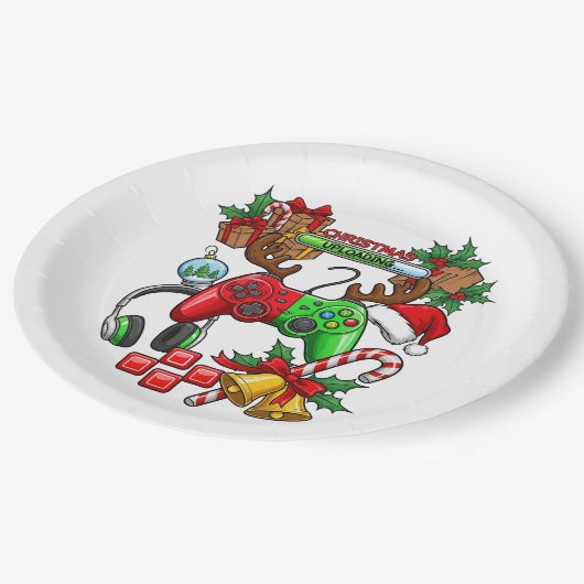 Christmas Papieren Bordje (Gekanteld)