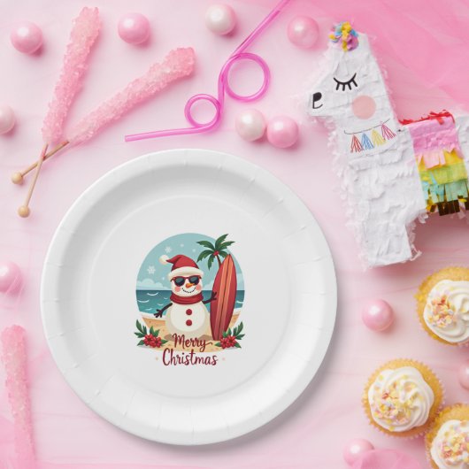 christmas papieren bordje (Feest)