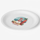 christmas papieren bordje (Gekanteld)