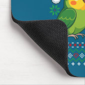 Christmas Parakeet Ugly Xmas Sweater Parakeets Lon Muismat (Hoek)