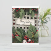 **CHRISTMAS PARTIJ** CHRISTMAS GATHERING INVITE KAART (Staand voorkant)