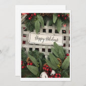 **CHRISTMAS PARTIJ** CHRISTMAS GATHERING INVITE KAART (Voorkant / Achterkant)