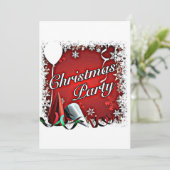 CHRISTMAS PARTIJ/HOLIDAY INVITATION KAART (Staand voorkant)