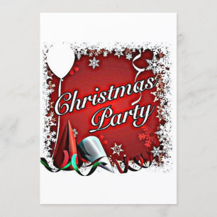 CHRISTMAS PARTIJ/HOLIDAY INVITATION KAART