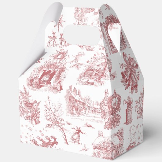 Christmas Party Chinoiserie Bedankdoosjes (Achterkant)