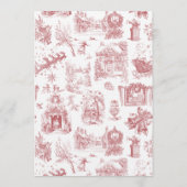 Christmas Party Chinoiserie Kaart (Achterkant)