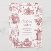 Christmas Party Chinoiserie Kaart (Voorkant / Achterkant)