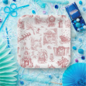 Christmas Party Chinoiserie Papieren Bordje (Feest)