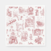 Christmas Party Chinoiserie Servet (Voorkant)