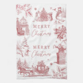 Christmas Party Chinoiserie Theedoek (Verticaal)