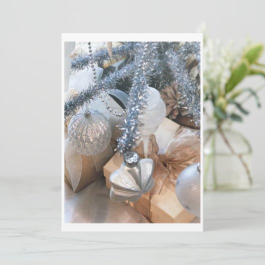 **CHRISTMAS PARTY** CHRISTMAS DECOR INVITATION KAART (Staand voorkant)