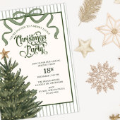 Christmas Party, Christmas tree, Watercolor,  Kaart