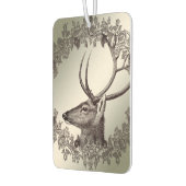 Christmas Party Floral Reindeer Golden Winter Luchtverfrisser (Links)